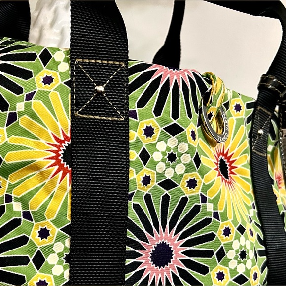 Franco Sarto Vibrant Floral Tote - Black, Yellow, Green *NWOT - Picture 7 of 16